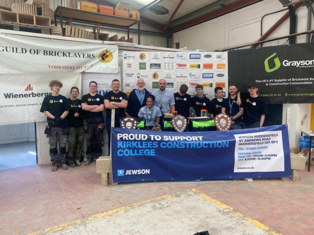 The competition brought together some of the most promising bricklaying students in the Yorkshireregion
